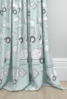 Tinker Town, Seafoam - Made to Measure Curtains